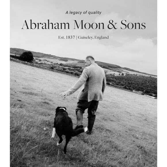 J Crew By Moon England Mens Merino Wool Blue Plaid Knit Scarf Fringe - Picture 9 of 9